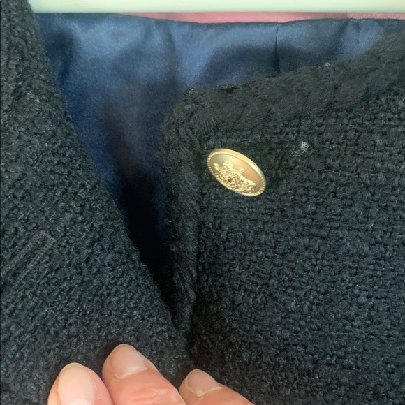 J. Crew Black Boucle Women's Jacket - Picture 3 of 6